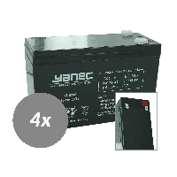 Yanec ups batterij vervangingsset rbc24 (excl. kabels)