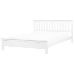 Beliani - MAYENNE - Tweepersoonsbed - Wit - 180 x 200 cm - Dennenhout