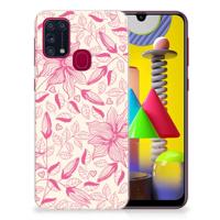 Samsung Galaxy M31 | TPU Case | Pink Flowers