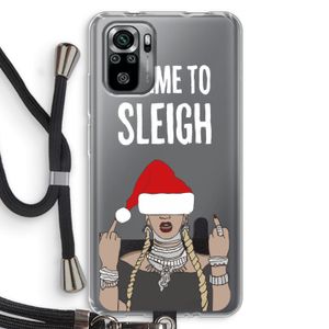 Came To Sleigh: Xiaomi Redmi Note 10S Transparant Hoesje met koord