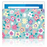 Lenovo Tab M10 | Siliconen hoesje | Flower Power