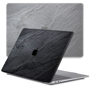 Lunso MacBook Pro 13 inch (2016-2019) cover hoes - case - Black Stone