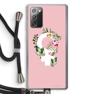 Venus: Samsung Galaxy Note 20 / Note 20 5G Transparant Hoesje met koord