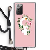 Venus: Samsung Galaxy Note 20 / Note 20 5G Transparant Hoesje met koord