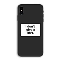 Don't give a shit: iPhone XS Max Biologisch afbreekbaar hoesje