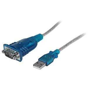 StarTech.com 1-poorts USB-naar-RS232 DB9 seriële adapterkabel M/M