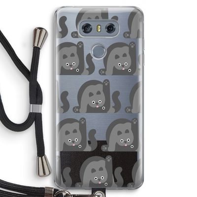 Cats: LG G6 Transparant Hoesje met koord