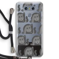 Cats: LG G6 Transparant Hoesje met koord
