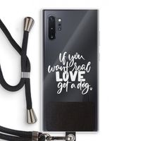 Partner in crime: Samsung Galaxy Note 10 Plus Transparant Hoesje met koord