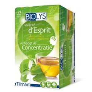 Biolys Concentratie Ginkgo-Groene Thee 24 zakjes