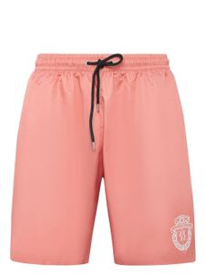 Billionaire short de bain à logo imprimé - Rouge