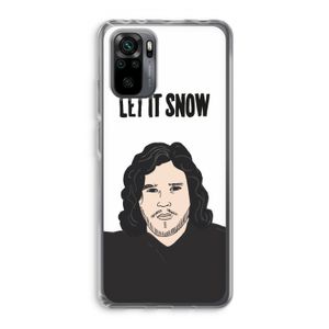 Let It Snow: Xiaomi Redmi Note 10 Pro Transparant Hoesje