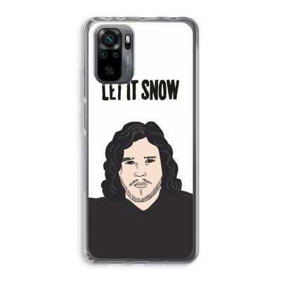 Let It Snow: Xiaomi Redmi Note 10 Pro Transparant Hoesje