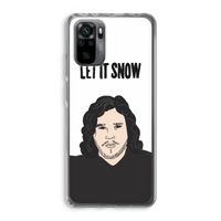 Let It Snow: Xiaomi Redmi Note 10 Pro Transparant Hoesje