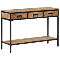 Wandtafel 100x35x70 cm massief ruw mangohout Wandtafel 100x35x70 cm massief ruw mangohout