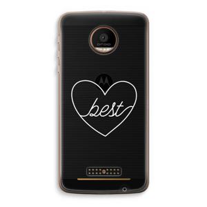 Best heart pastel: Motorola Moto Z Force Transparant Hoesje