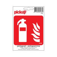 Pictogram 10x10cm Brandblusapparaat - Pickup