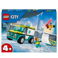 LEGO City 60403 ambulance en snowboarder - thumbnail