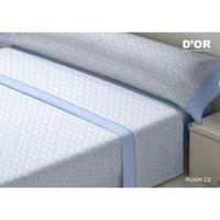 Set beddengoed D'Or ROMA Blauw Bed van 105 Franela