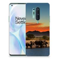 OnePlus 8 Pro | TPU Hoesje | Olifanten