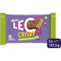 Milka LEO Crispy Hazelnoot (5x31g) 155g bij Jumbo