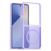 Lunso Samsung Galaxy Z Flip 7 slank backcover hoesje met MagSafe ondersteuning - Paars