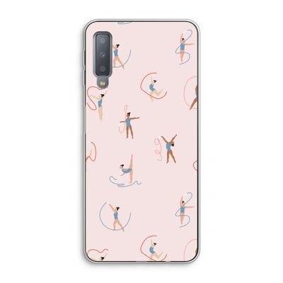 Dancing #3: Samsung Galaxy A7 (2018) Transparant Hoesje