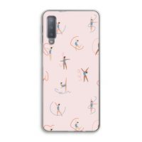 Dancing #3: Samsung Galaxy A7 (2018) Transparant Hoesje