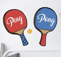 Muursticker PingPong
