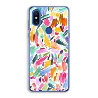 Watercolor Brushstrokes: Xiaomi Mi Mix 3 Transparant Hoesje