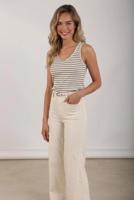 Nukus Steffie Singlet Nks01169 Tops En Singlets 281 Offwhite/army