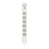 Stopcontactenstrip 6 Tomas met Interruptor TM Electron 230 V
