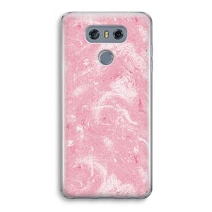 Abstract Painting Pink: LG G6 Transparant Hoesje