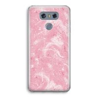 Abstract Painting Pink: LG G6 Transparant Hoesje