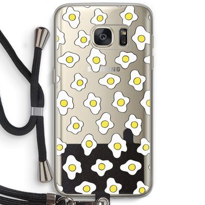 Spiegeleitjes: Samsung Galaxy S7 Transparant Hoesje met koord