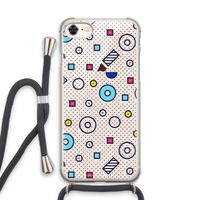 8-bit N°9: iPhone 8 Transparant Hoesje met koord