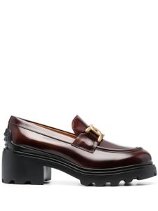 Tod's mocassins 60 mm en cuir - Marron