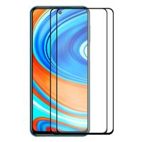 Voor Xiaomi Redmi Note 9/Note 9 Pro 2 PCS ENKAY Hat-Prince Volledige Lijm 0.26mm 9H 2.5D Tempered Glass Full Coverage Film