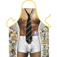Verkleedkleding schort Businessman - thumbnail