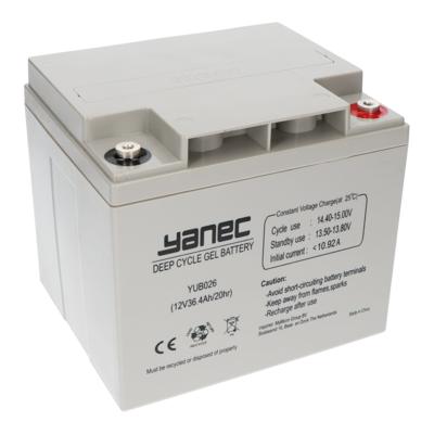YANEC gel accu 12v 36.4ah
