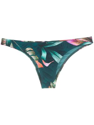 Lygia & Nanny pantalon Poipu à imprimé feuillage - Vert