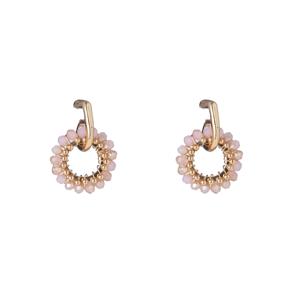 Day&Eve Small Beads Light Pink Circle | Goud