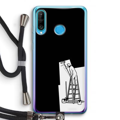 Musketon Painter: Huawei P30 Lite Transparant Hoesje met koord