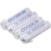 Panasonic eneloop Reihe F1x4 Accupack Aantal cellen: 4 Batterijgrootte: AAA (potlood) Z-soldeerlip NiMH 4.8 V 750 mAh - thumbnail