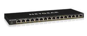 Netgear GS316P Unmanaged Gigabit Ethernet (10/100/1000) Zwart Power over Ethernet (PoE)