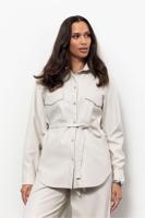 Bodil faux leather blouse - kit - 13453