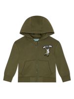 Kenzo Kids veste bomber à logo appliqué - Vert