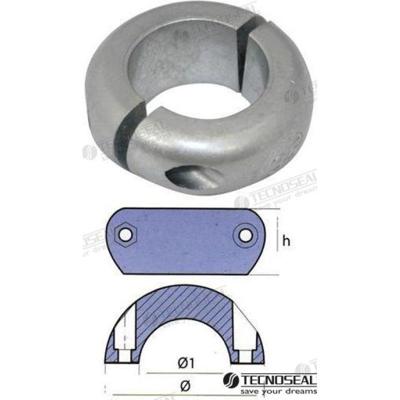TEN00550 - PLATTE ZINK KETTING 19MM.