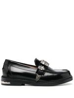 Toga Pulla buckle-detail leather loafers - Noir - thumbnail