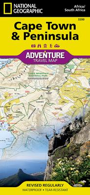 Stadsplattegrond 3200 Adventure Map Cape Town & Peninsula - Kaapstad | National Geographic